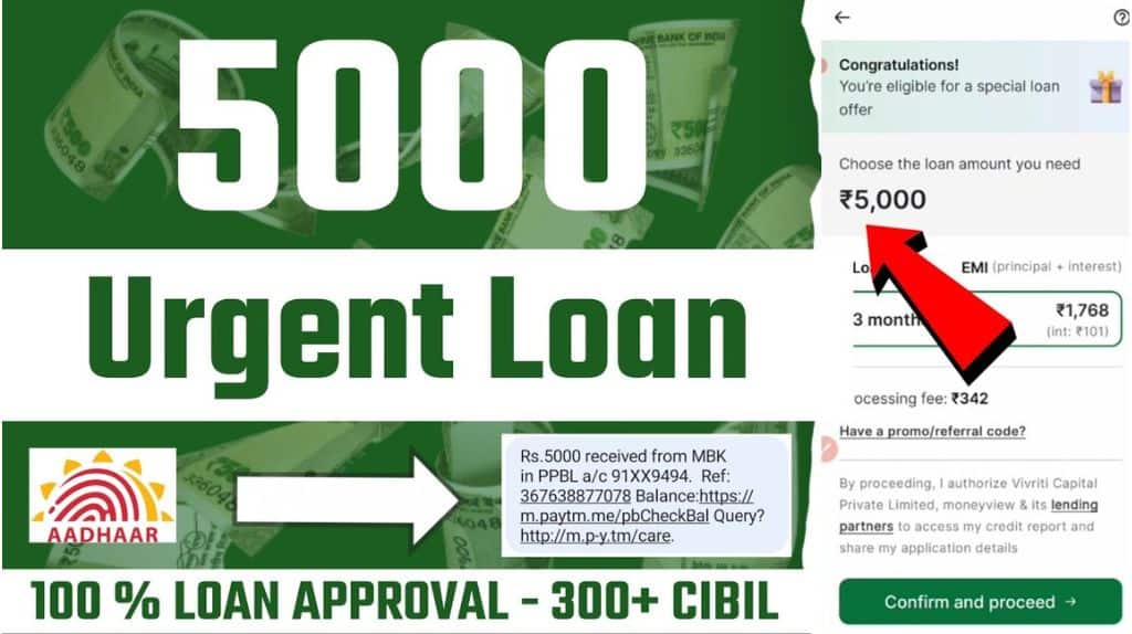 Emergency Loan 5000