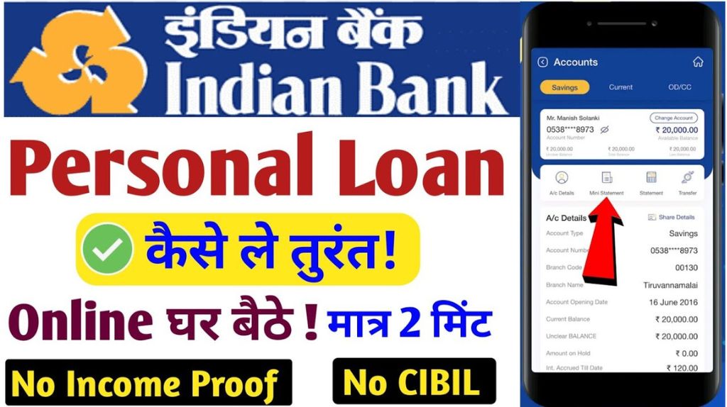 Indian Bank Personal Loan Apply Online